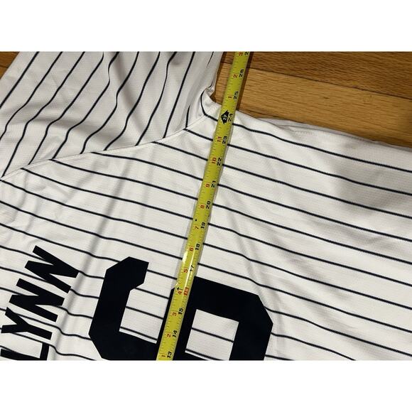 Nike Authentic NY New York Yankees MLB Baseball Pinstripe Jersey Men’s Sz: XL - Picture 10 of 11